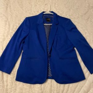 Royal Blue cotton blazer from the Limited. Size Large
